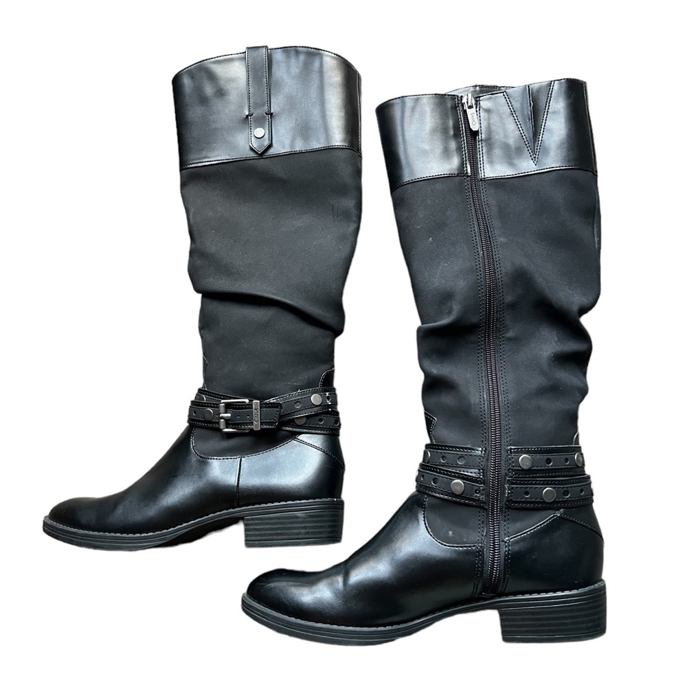 SAM EDELMAN BOOTS  Paxton Circus Tall Black Women’s Size 8 FAST SHIPPING - Picture 4 of 11